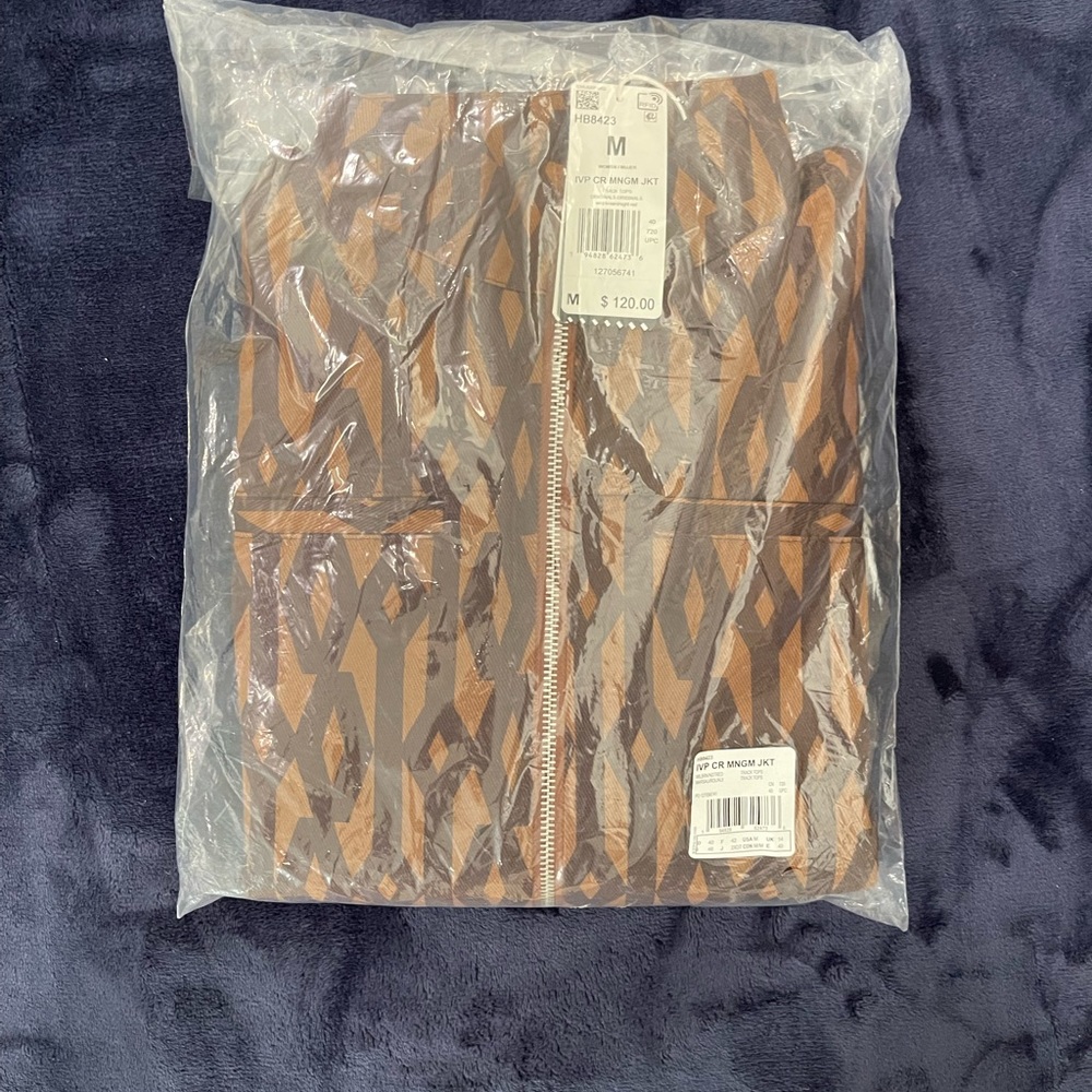 Ivy park x adidas monogram cropped jacket - Picture 3 of 4